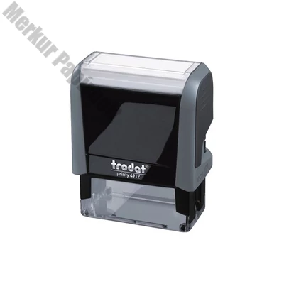 Bélyegző TRODAT Printy 4.0 4912 eco-szürke ház fekete párna