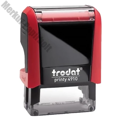 Bélyegző TRODAT Printy 4910 fekete ház piros párna