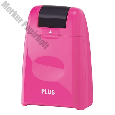 Bélyegző roller PLUS adatvédelmi szöveget titkosító 26 mm x 50 m pink