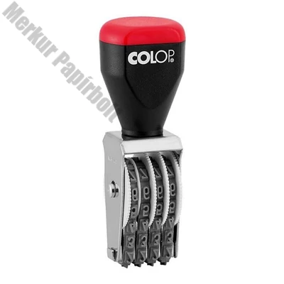 Bélyegző szám COLOP 04004 4 karakter 4mm betűmagasság