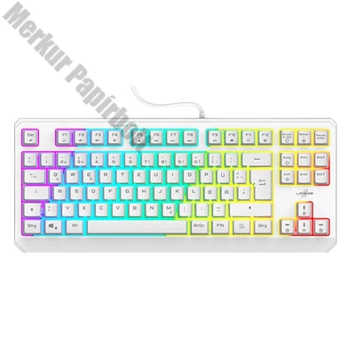 Billentyűzet vezetékes URAGE Exodus 220TKL RGB fehér