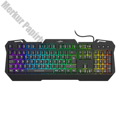 Billentyűzet vezetékes URAGE Exodus 450METAL RGB fekete