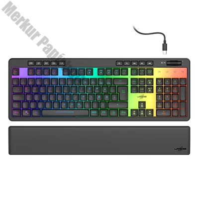 Billentyűzet vezetékes URAGE Exodus 515 Illuminated RGB fekete