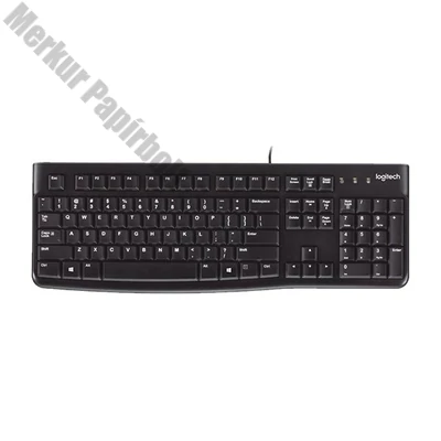 Billentyűzet vezetékes LOGITECH K120 USB fekete
