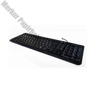 Billentyűzet vezetékes SILVERLINE KB-MM818 USB fekete
