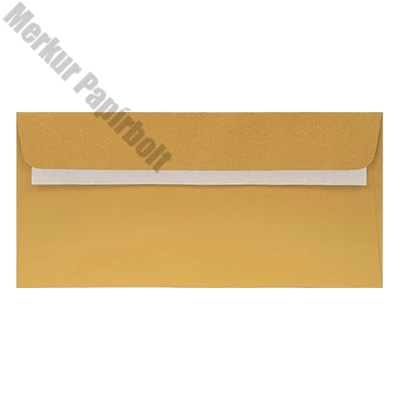 Boríték színes KASKAD LA/4 szilikonos 110x220mm 120 g arany 25 darabos