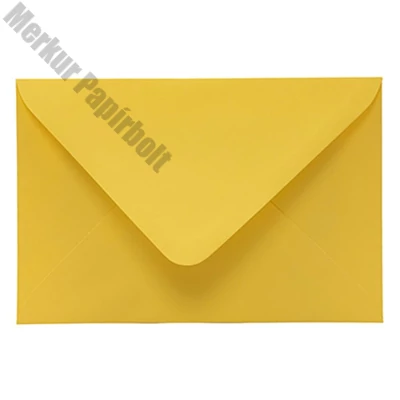 Boríték színes KASKAD LC/5 enyvezett 162x229mm 57 citromsárga 25 darabos