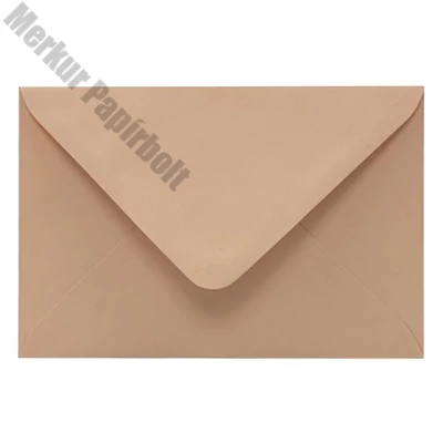 Boríték színes KASKAD LC/6 enyvezett 114x162mm 16 mokka 50 darabos