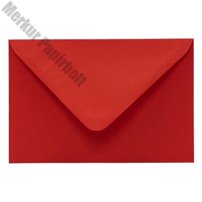 Boríték színes KASKAD LC/6 enyvezett 114x162mm 29 vörös 50 darabos