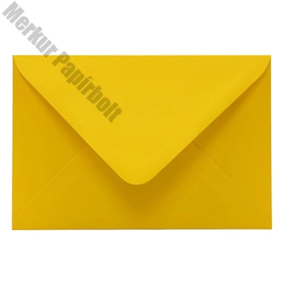 Boríték színes KASKAD LC/6 enyvezett 114x162mm 56 repce sárga 50 darabos