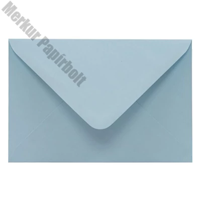 Boríték színes KASKAD LC/6 enyvezett 114x162mm 72 azúr kék 50 darabos