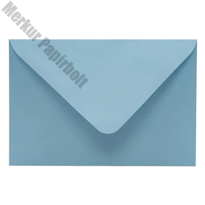 Boríték színes KASKAD LC/6 enyvezett 114x162mm 75 kék 50 darabos