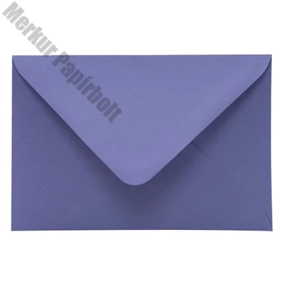 Boríték színes KASKAD LC/6 enyvezett 114x162mm 86 lila 50 darabos