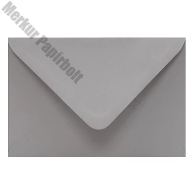 Boríték színes KASKAD LC/6 enyvezett 114x162mm 94 ezüst szürke 50 darabos