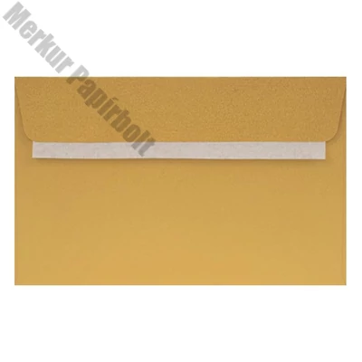 Boríték színes KASKAD LC/6 szilikonos 114x162mm 120 g arany 25/csom