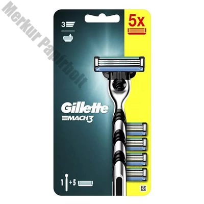 Borotva GILLETTE Mach3 Base H + 5 betét