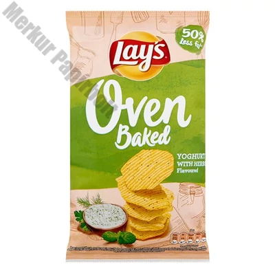 Burgonyachips LAY`S Oven Baked joghurtos-zöldfűszeres 55 g