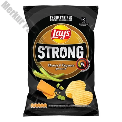Burgonyachips LAY`S Strong cayenne borsos-sajtos 120 g