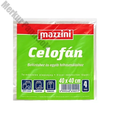 Celofán MAZZINI 4 ív 40x40 cm