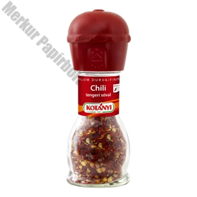 Fűszermalom KOTÁNYI Chili tengeri sóval 35 g