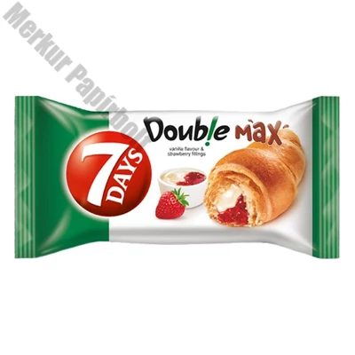 Croissant 7DAYS Double epres és vaniíliás töltelékkel 80 g