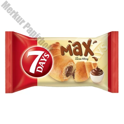 Croissant 7DAYS Max kakaós töltelékkel 80 g
