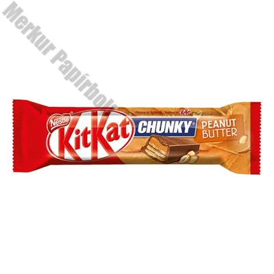 Csokoládé KITKAT Chunky Peanut Butter mogyoróvajas 42 g