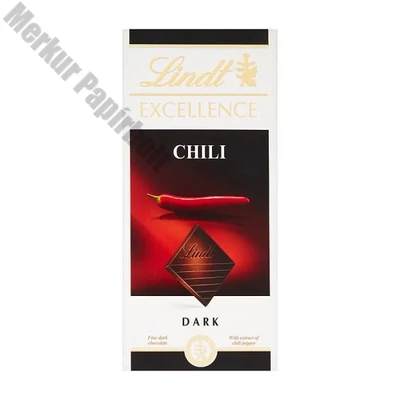 Csokoládé LINDT Excellence Chilli étcsokoládé 100 g