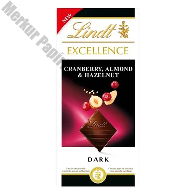 Csokoládé LINDT Excellence Cranberry 100 g