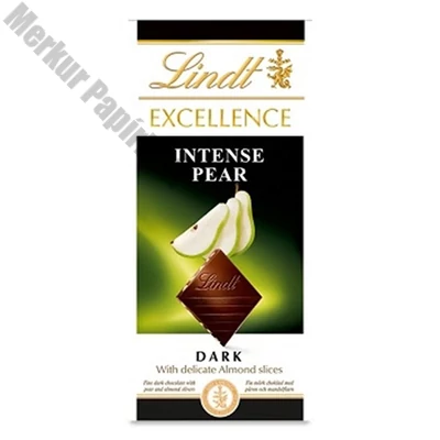 Csokoládé LINDT Excellence Pear körtés étcsokoládé 100 g
