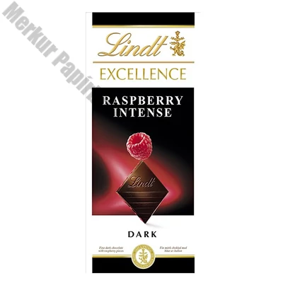 Csokoládé LINDT Excellence Raspberry málnás étcsokoládé 100 g