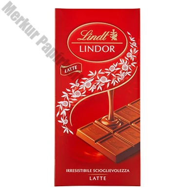 Csokoládé LINDT Lindor Milk tejcsokoládé 100 g