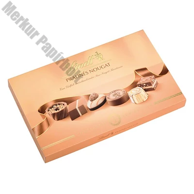 Csokoládé LINDT Pralinés Nougat vegyesdesszert 200 g