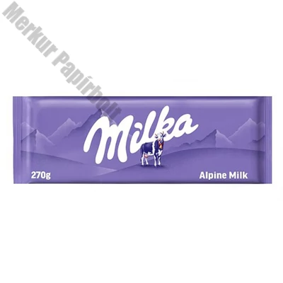 Csokoládé MILKA Alpesi tejcsokoládés 250 g