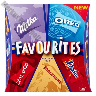 Csokoládé MILKA Favourites praliné 159 g