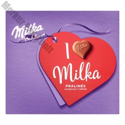 Csokoládé MILKA ILoveMilka mogyorókrémes 165 g