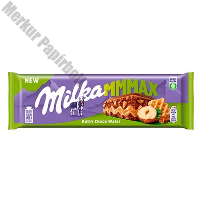 Csokoládé MILKA MMMax Nutty Choco Wafer Ostyás-Mogyorós 270 g