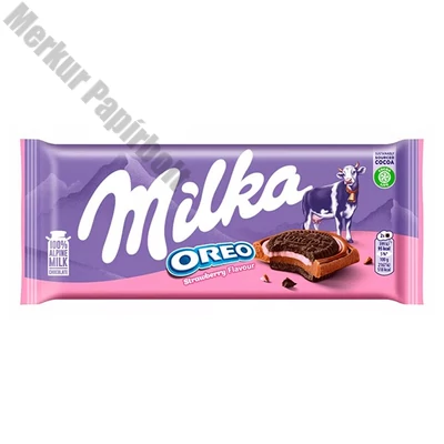Csokoládé MILKA Oreo Epres 92 g