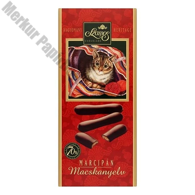 Csokoládé SZAMOS Macskanyelv díszdoboz 120 g