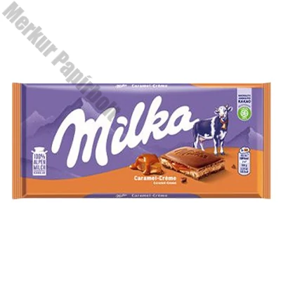 Csokoládé táblás MILKA Caramell 100 g