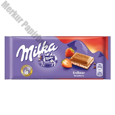 Csokoládé táblás MILKA Epres-Joghurtos 100 g