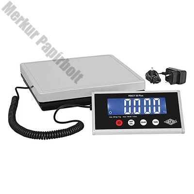 Csomagmérleg WEDO Paket 50 Plus (50 kg/5 g)
