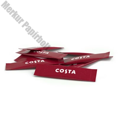 Cukor egyadagos barna COSTA COFFEE tasakos 3000 darab/doboz