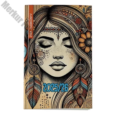 Diák zsebkönyv REALSYSTEM papírborító 125x205mm native 2025-2026