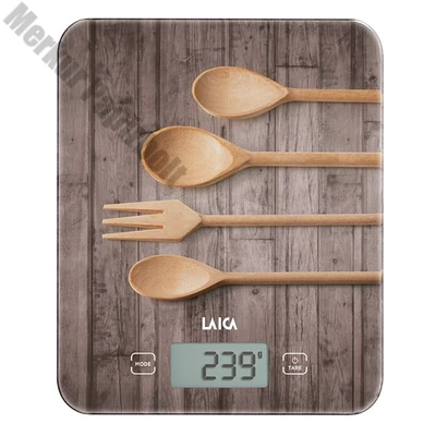 Digitális konyhai mérleg LAICA "fakanál" 10 kg / 1 g
