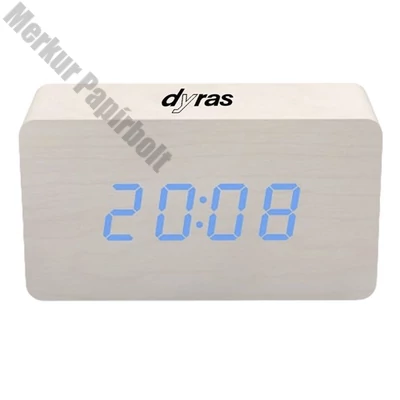 Ébresztőóra DYRAS ALCL-002WH fehér