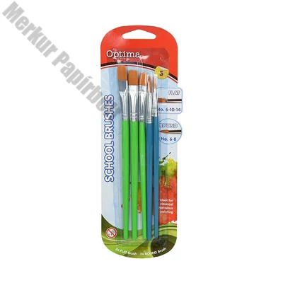 Ecset készlet OPTIMA economy kerek (6,8) és lapos (6,10,14)