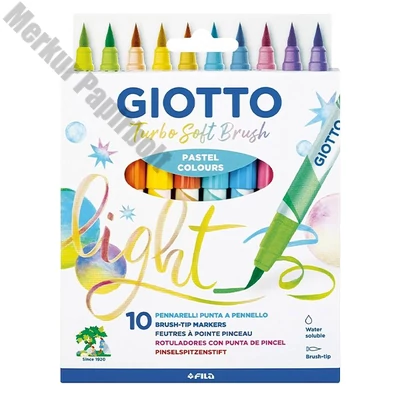Ecsetfilc GIOTTO Turbo Soft akasztható pasztell 10 darabos