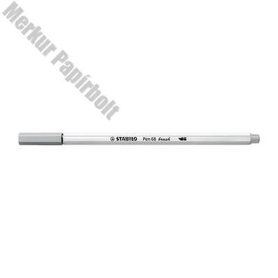 Ecsetfilc STABILO Pen 68 Brush középszürke