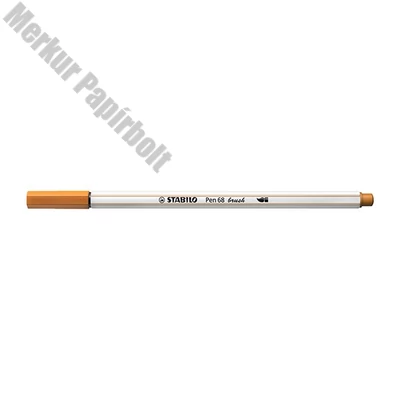 Ecsetfilc STABILO Pen 68 Brush okkersárga